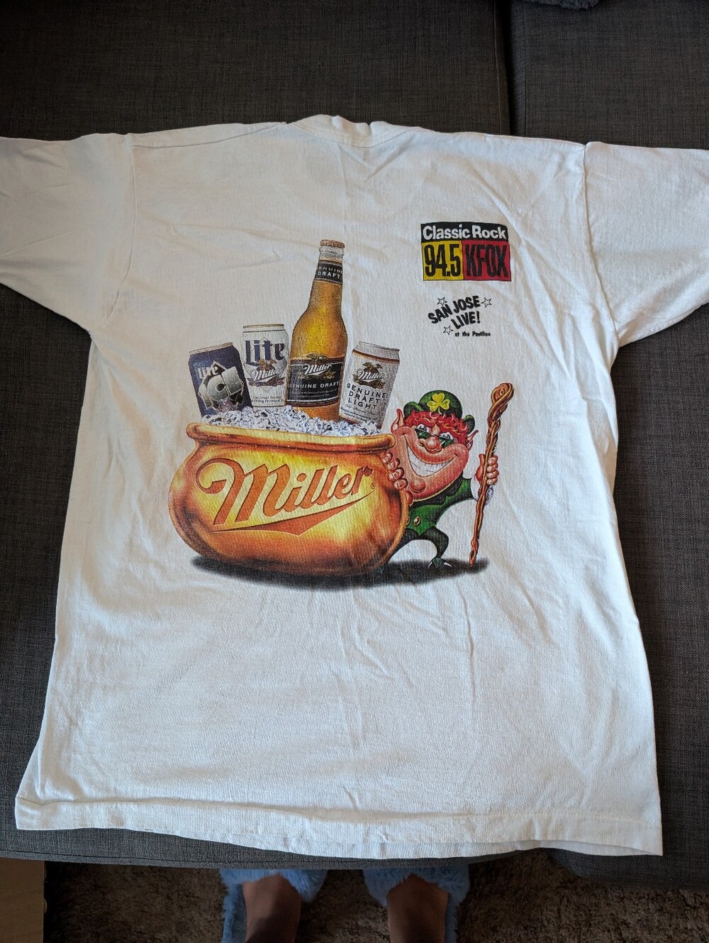 Vintage 1990 Miller Lite St.Patricks Day T-shirt!
